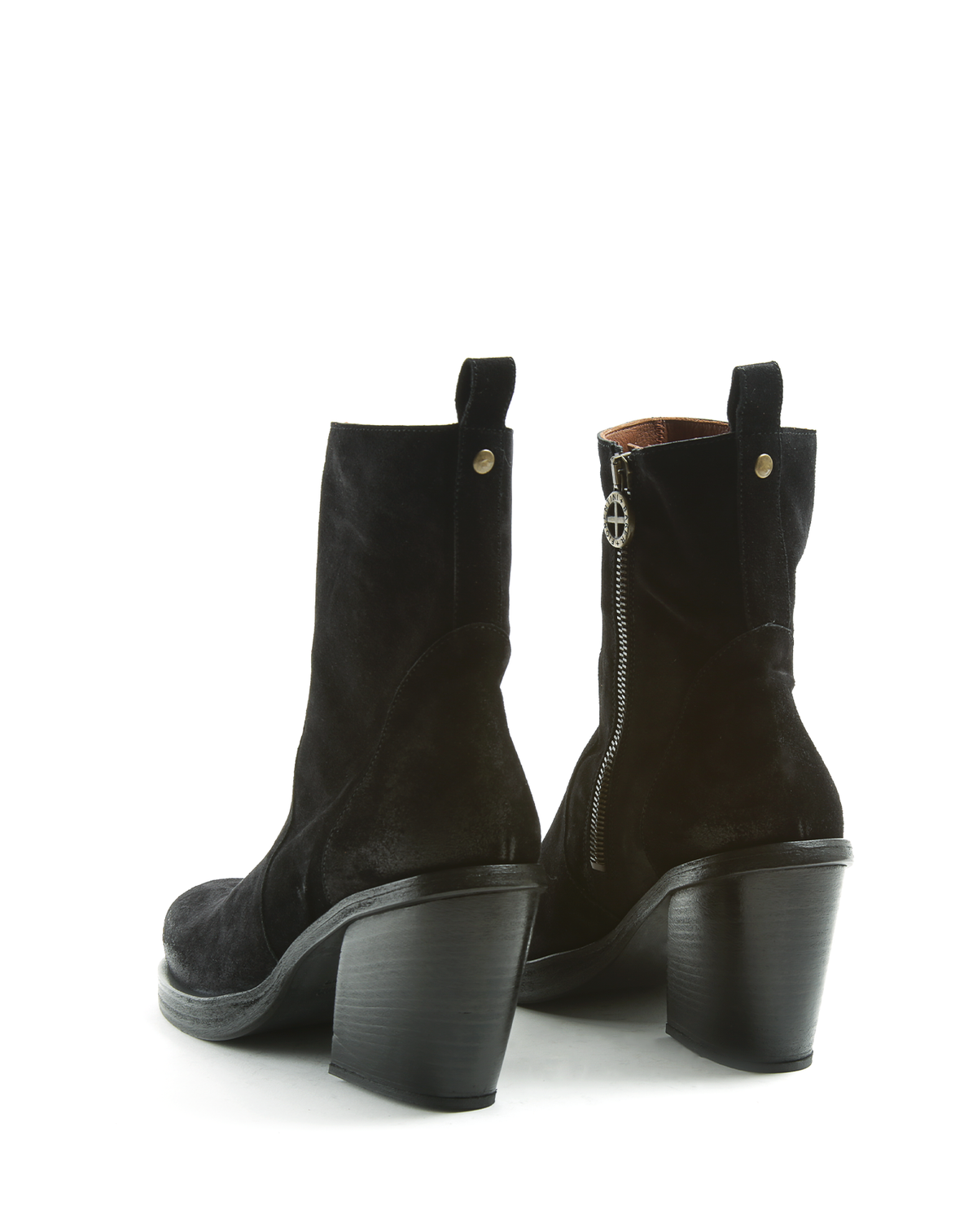JERRI Black Suede Boots