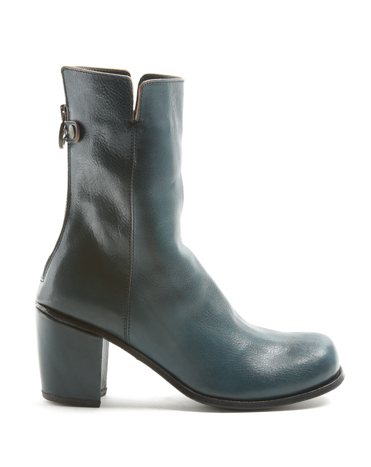 JONI Petrol Leather Boots