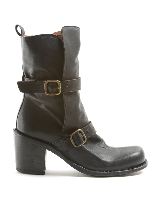 JAZ Black Leather Boots