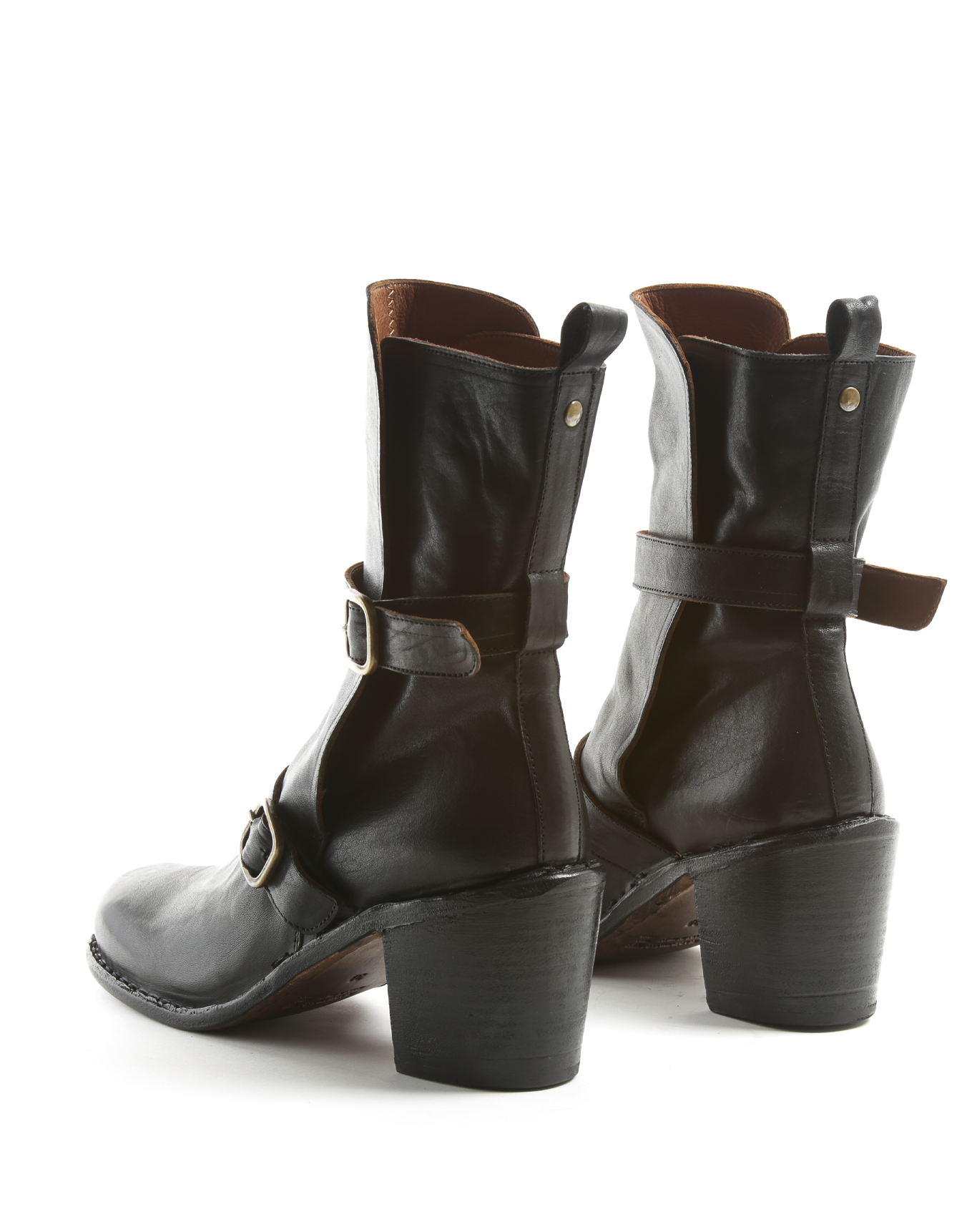 JAZ Black Leather Boots