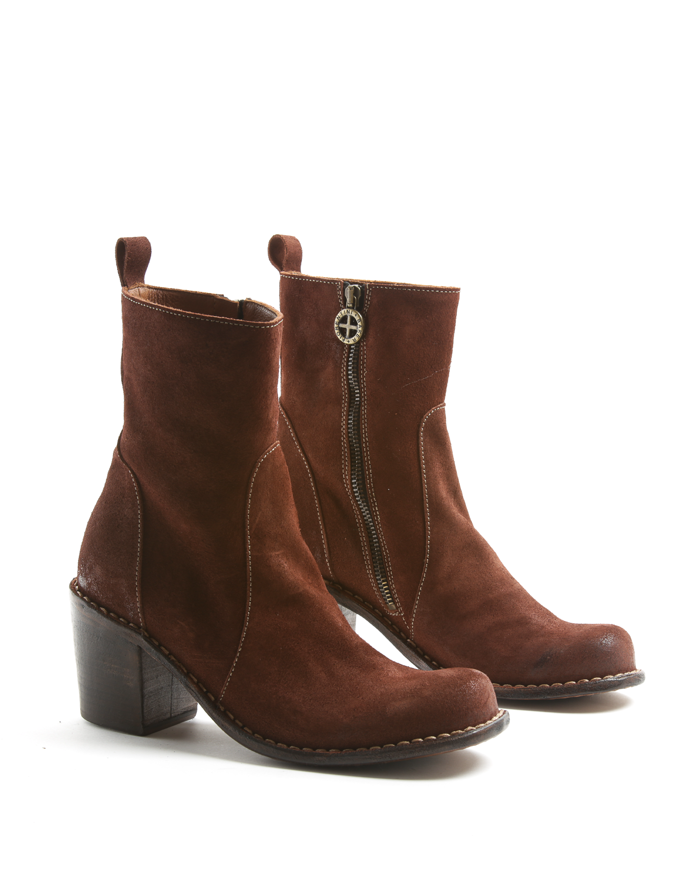 JENNI Rust Suede Boots