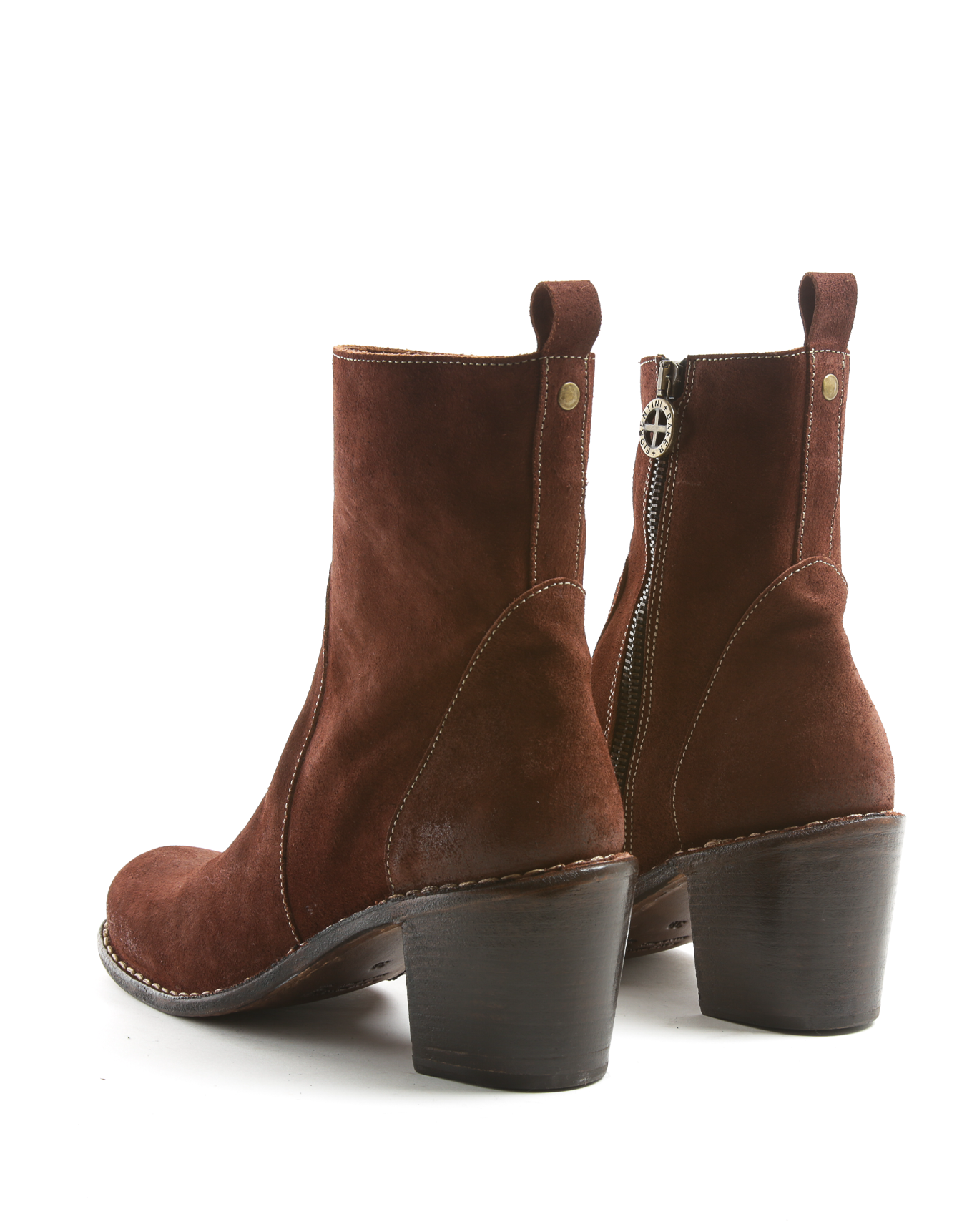 JENNI Rust Suede Boots