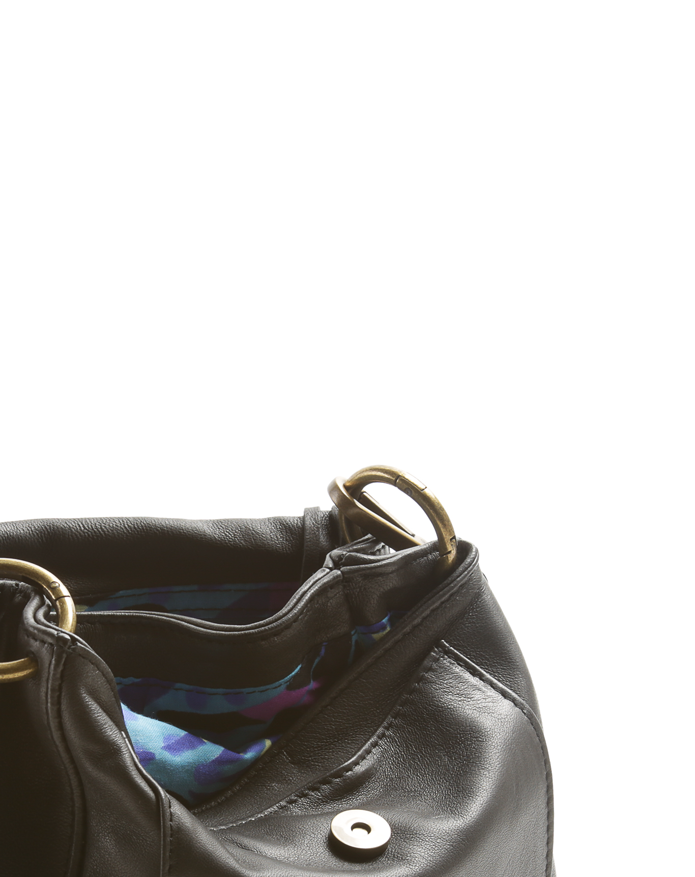 JENNY Black Leather Bag