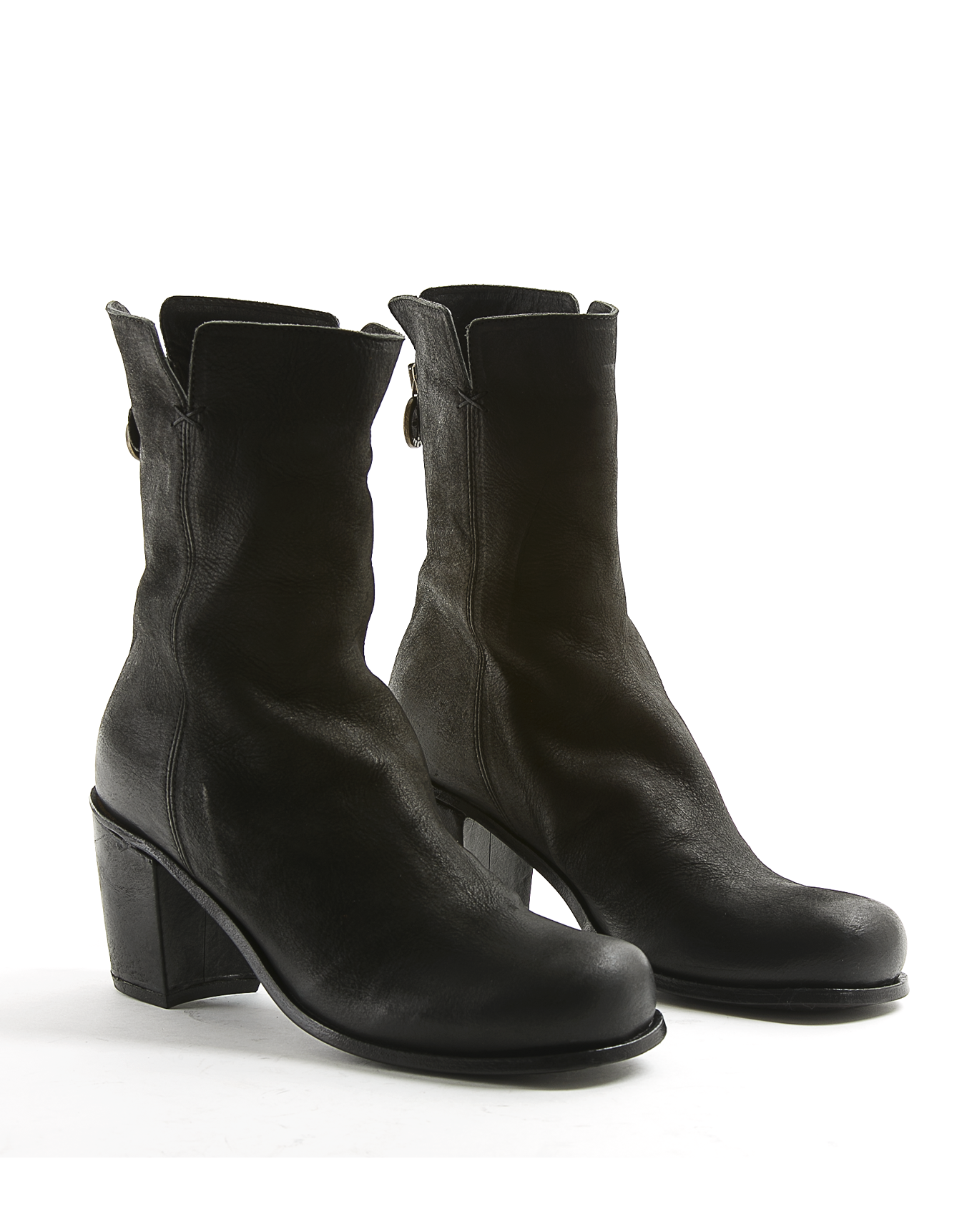 JONI Black Leather Boots