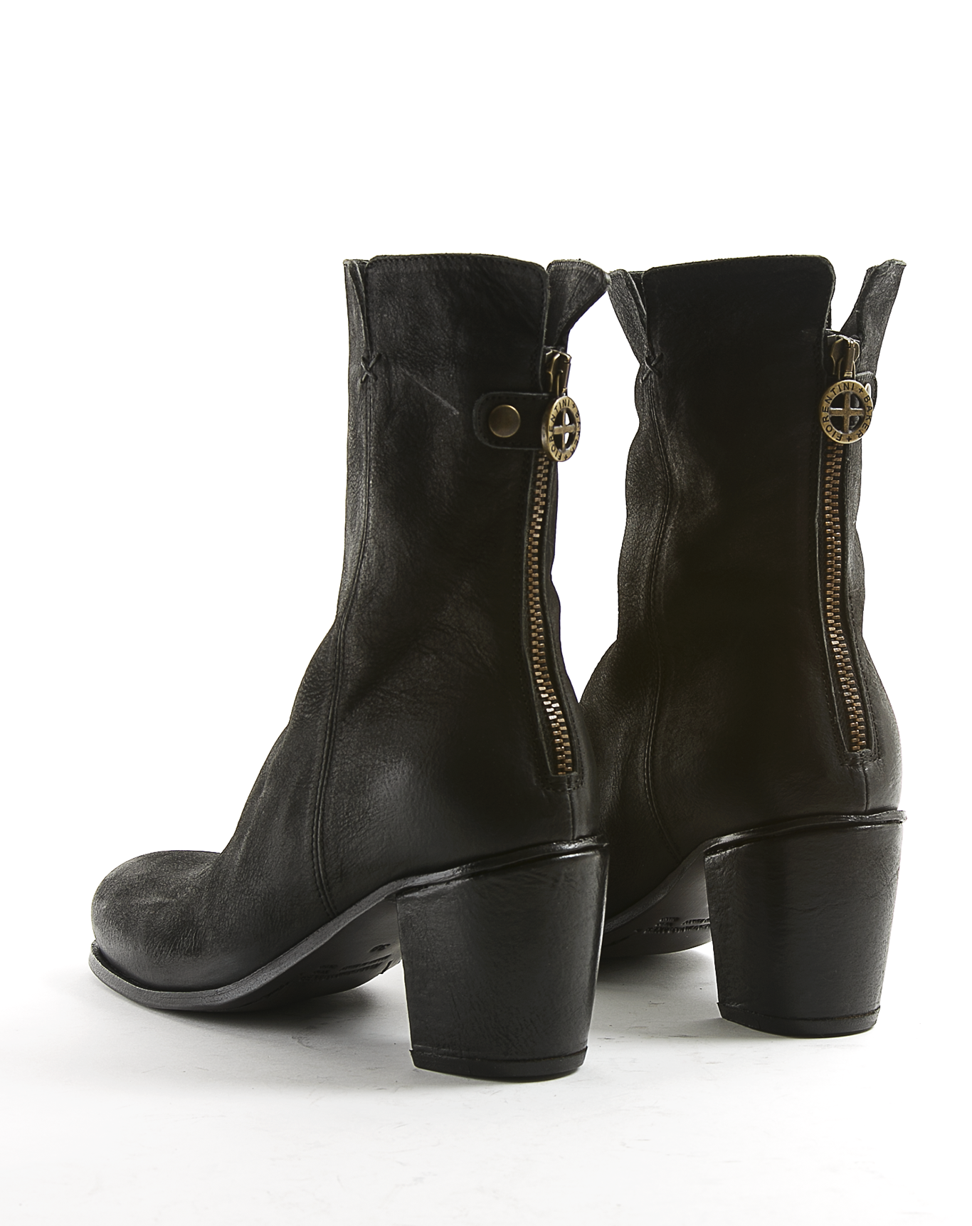 JONI Black Leather Boots