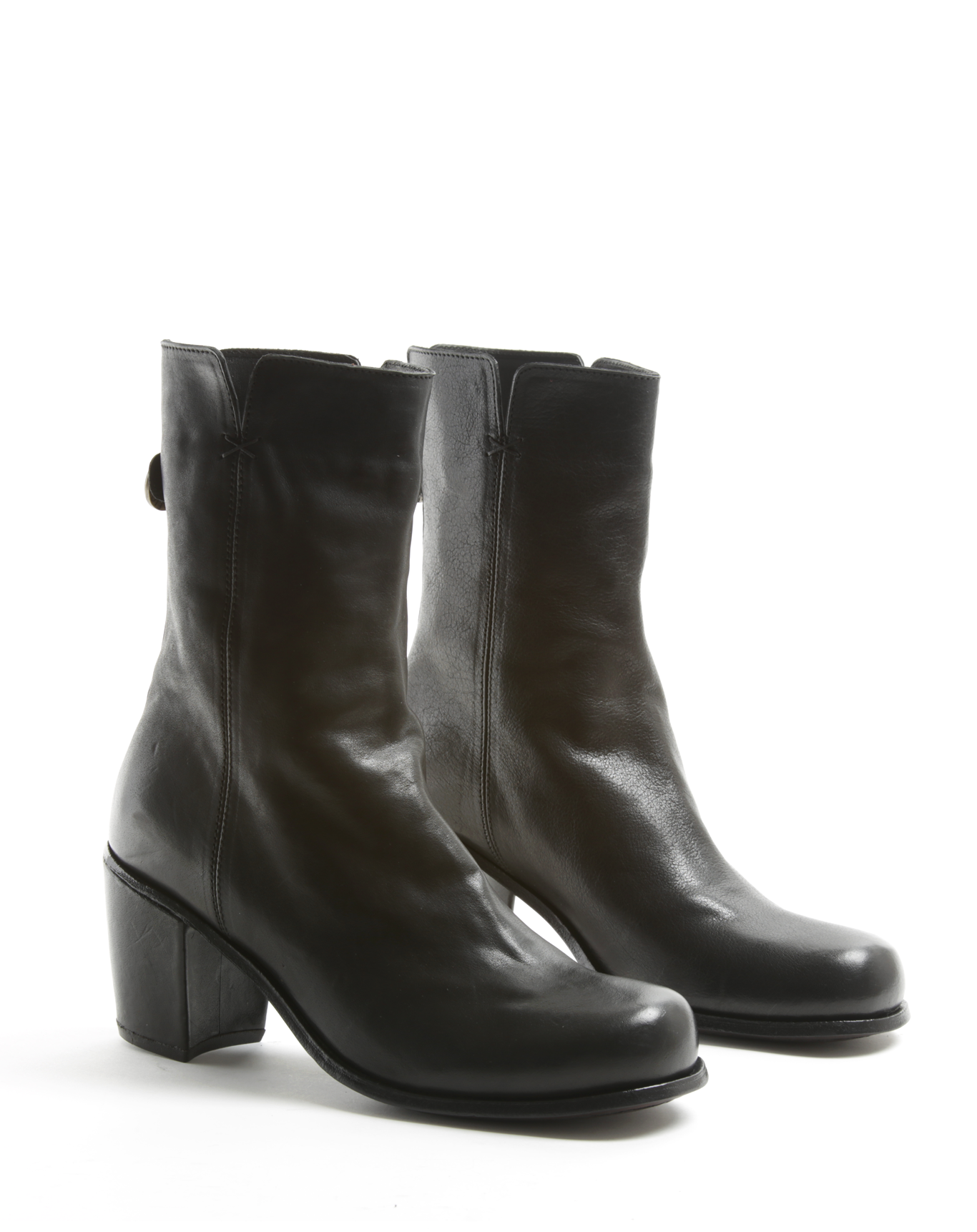 JONI Black Leather Boots
