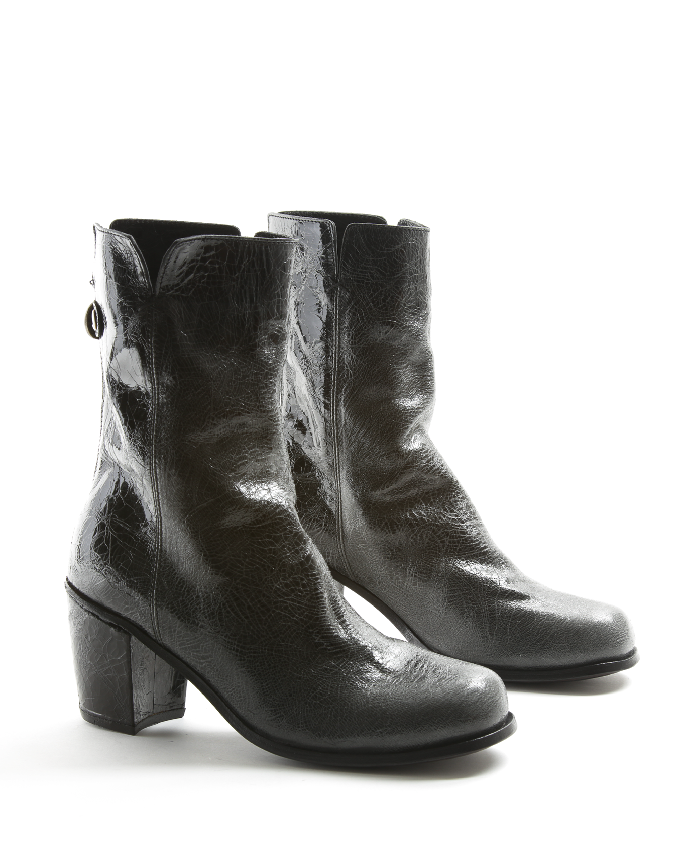 JONI Black Leather Boots