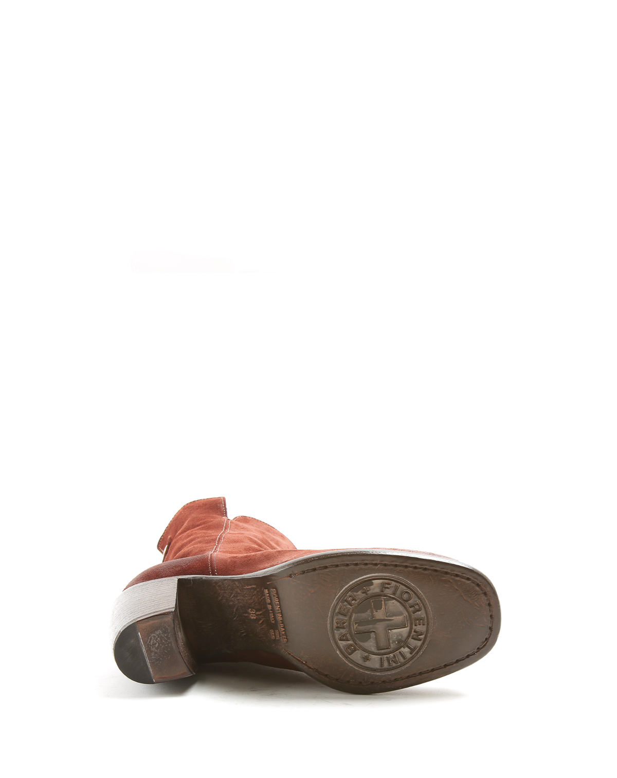 JOJO Deep Russet Brown Suede Boots