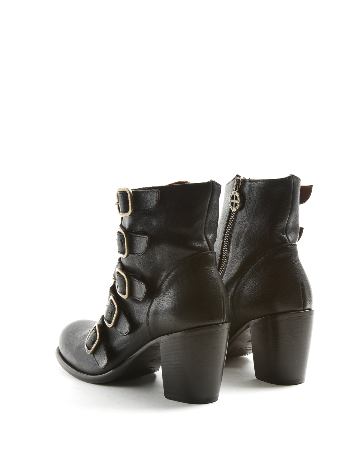 JONTI Black Leather Boots