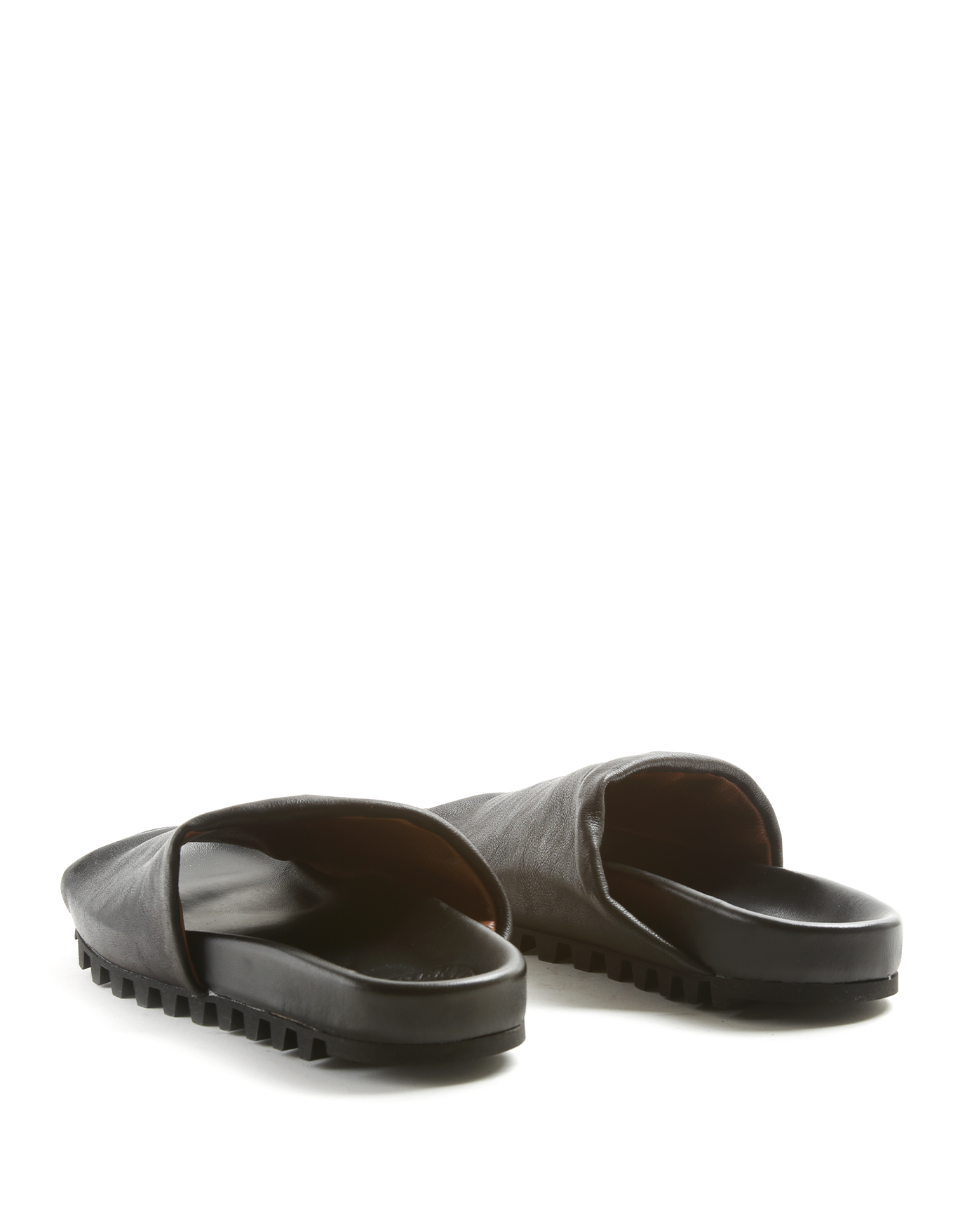 KALI Black Leather Slide