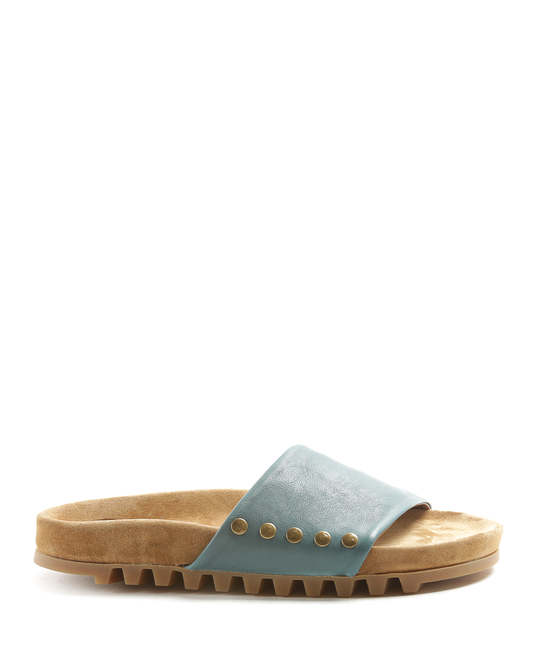 KRAC Blue Leather Slide