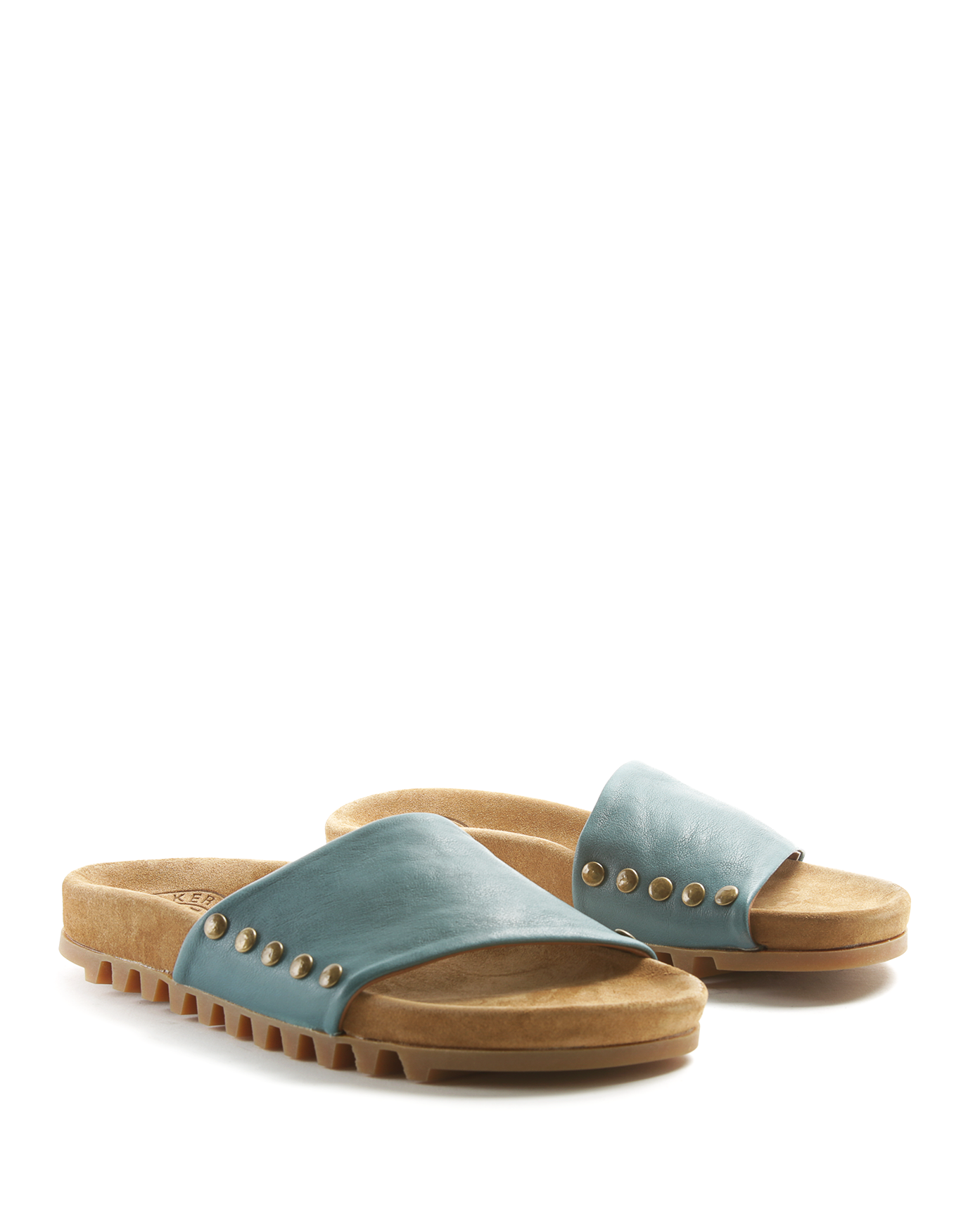 KRAC Blue Leather Slide