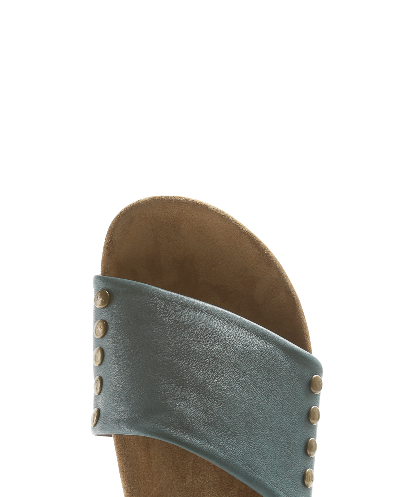 KRAC Blue Leather Slide