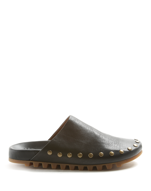 KULA Black Leather Slide