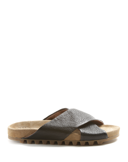 KOOKI Black Leather Slide