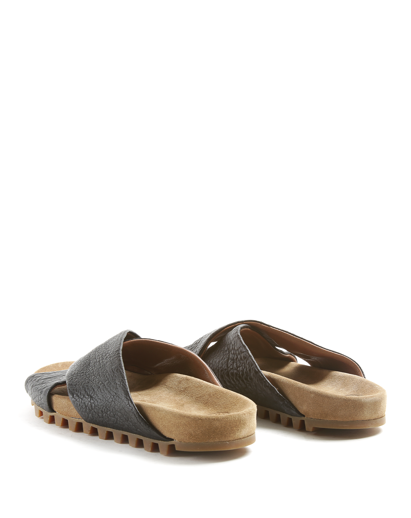 KOOKI Black Leather Slide