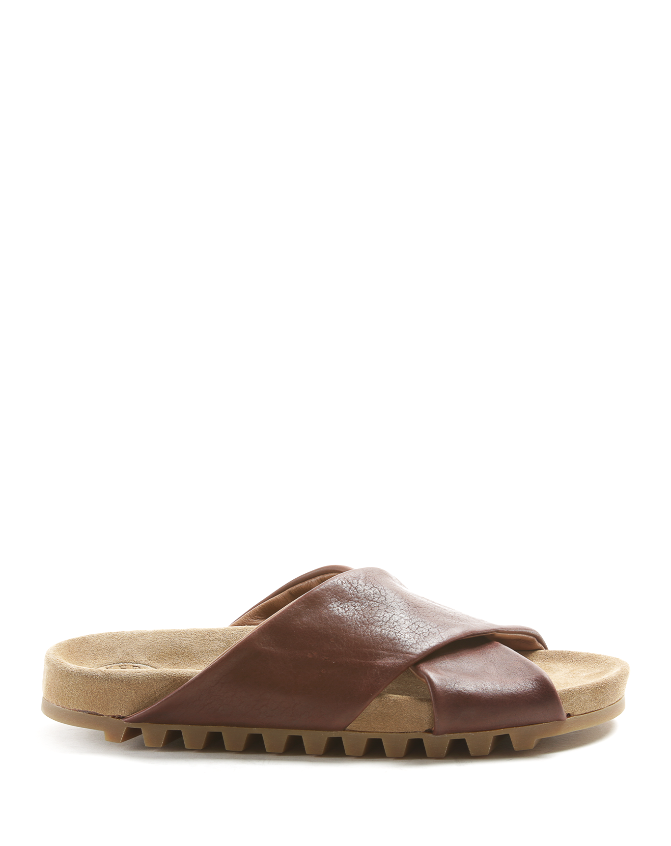 KOOKI Ebony Leather Slide