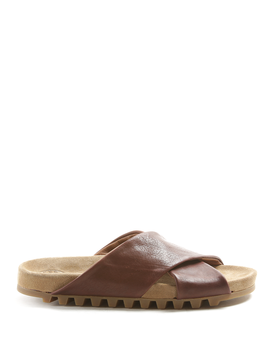 KOOKI Ebony Leather Slide