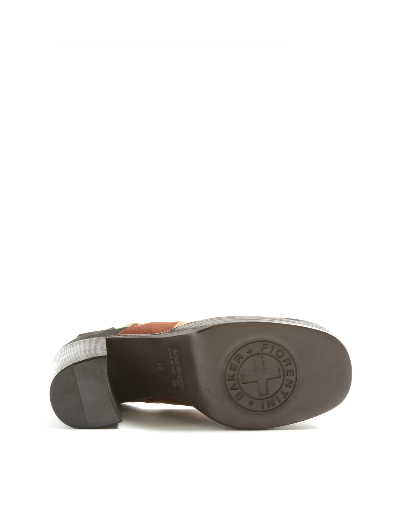 LIL Black/Rust/Gold Suede Boot