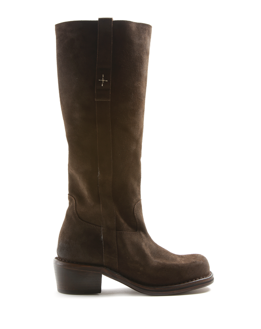 MABEL Brown Suede Boots