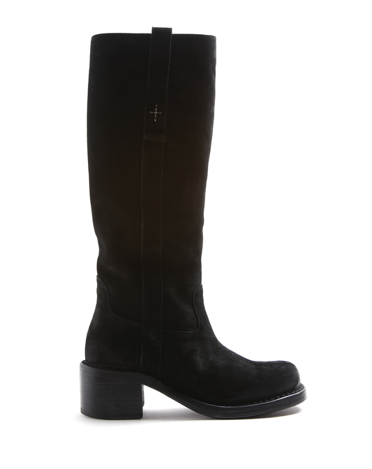 MABEL Black Suede Boot