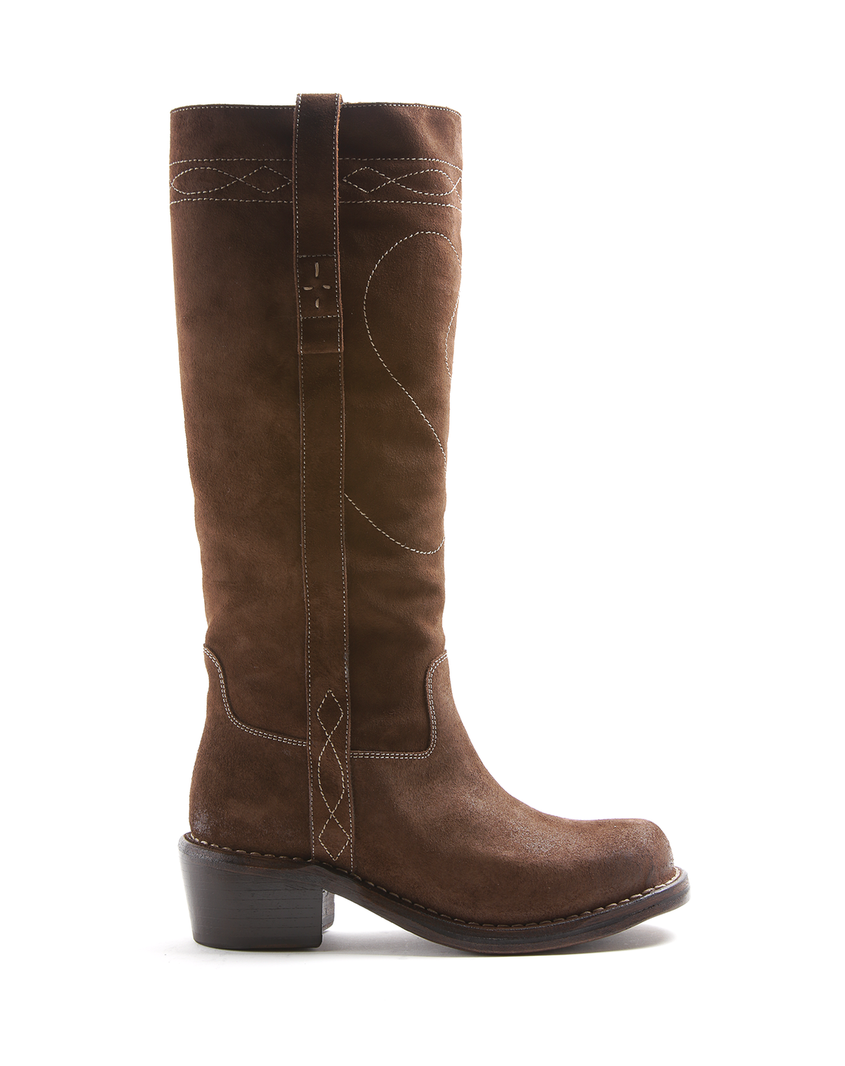 MOANA Mid Brown Leather Boots