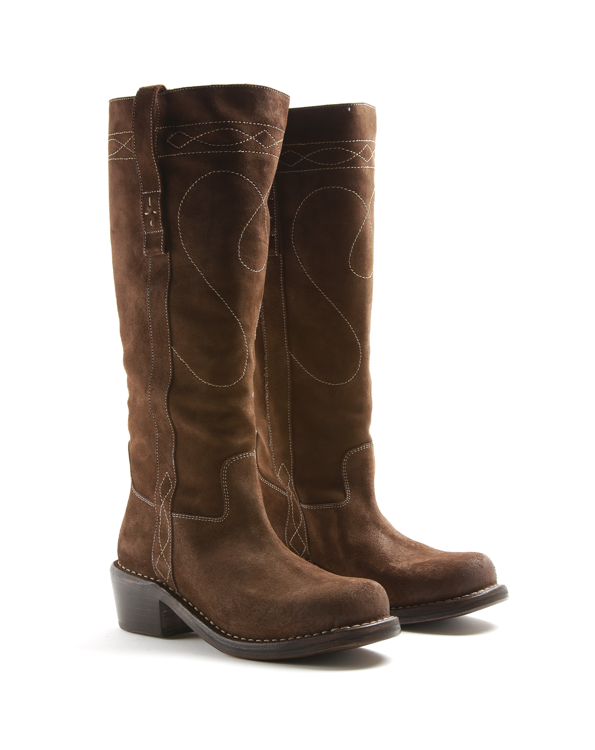 MOANA Mid Brown Leather Boots