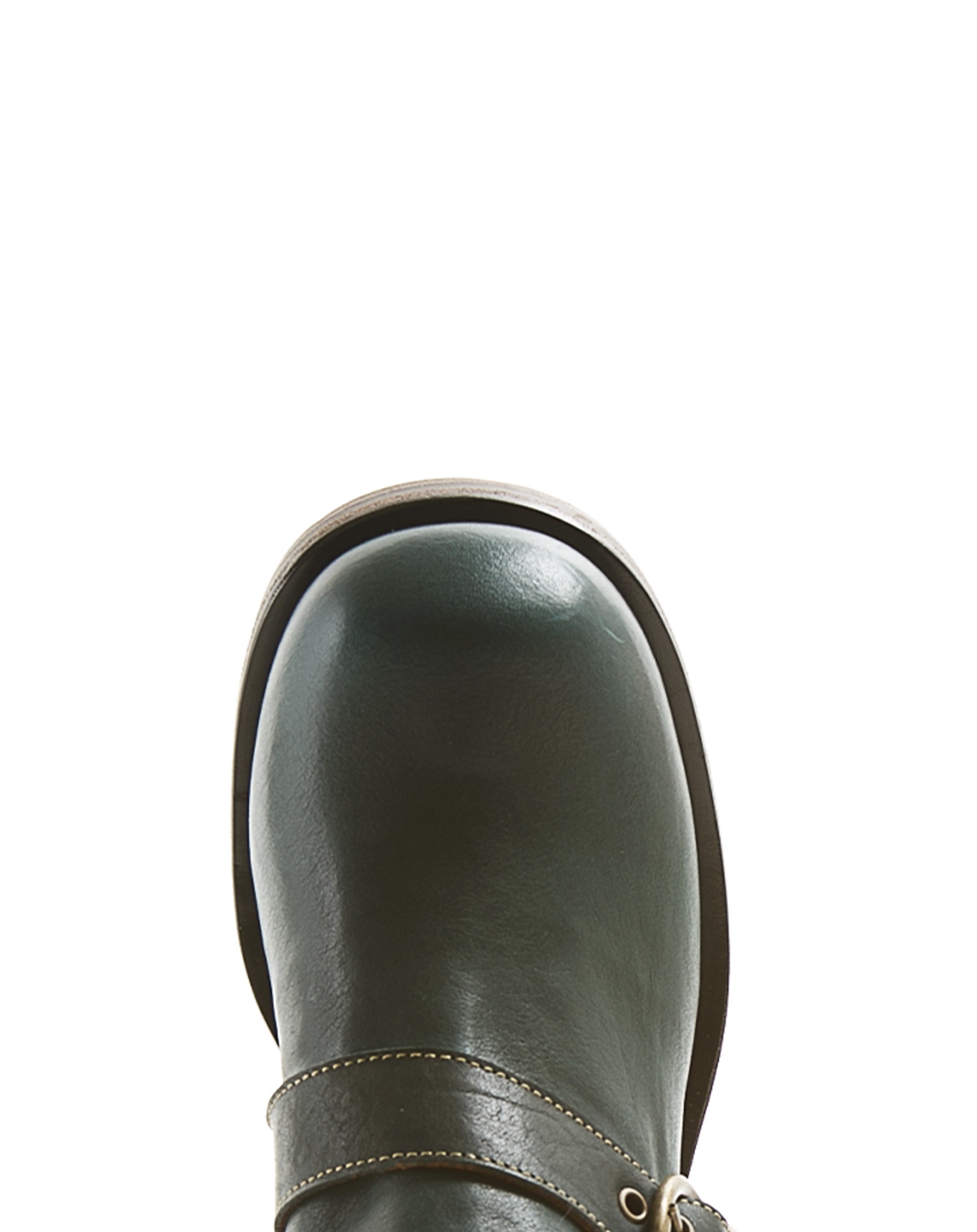 MOKE Dark Teal Leather Boots