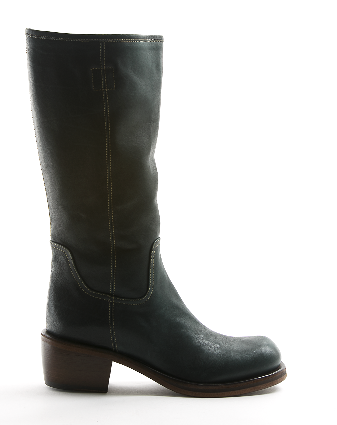 MOLL Green Leather Boots