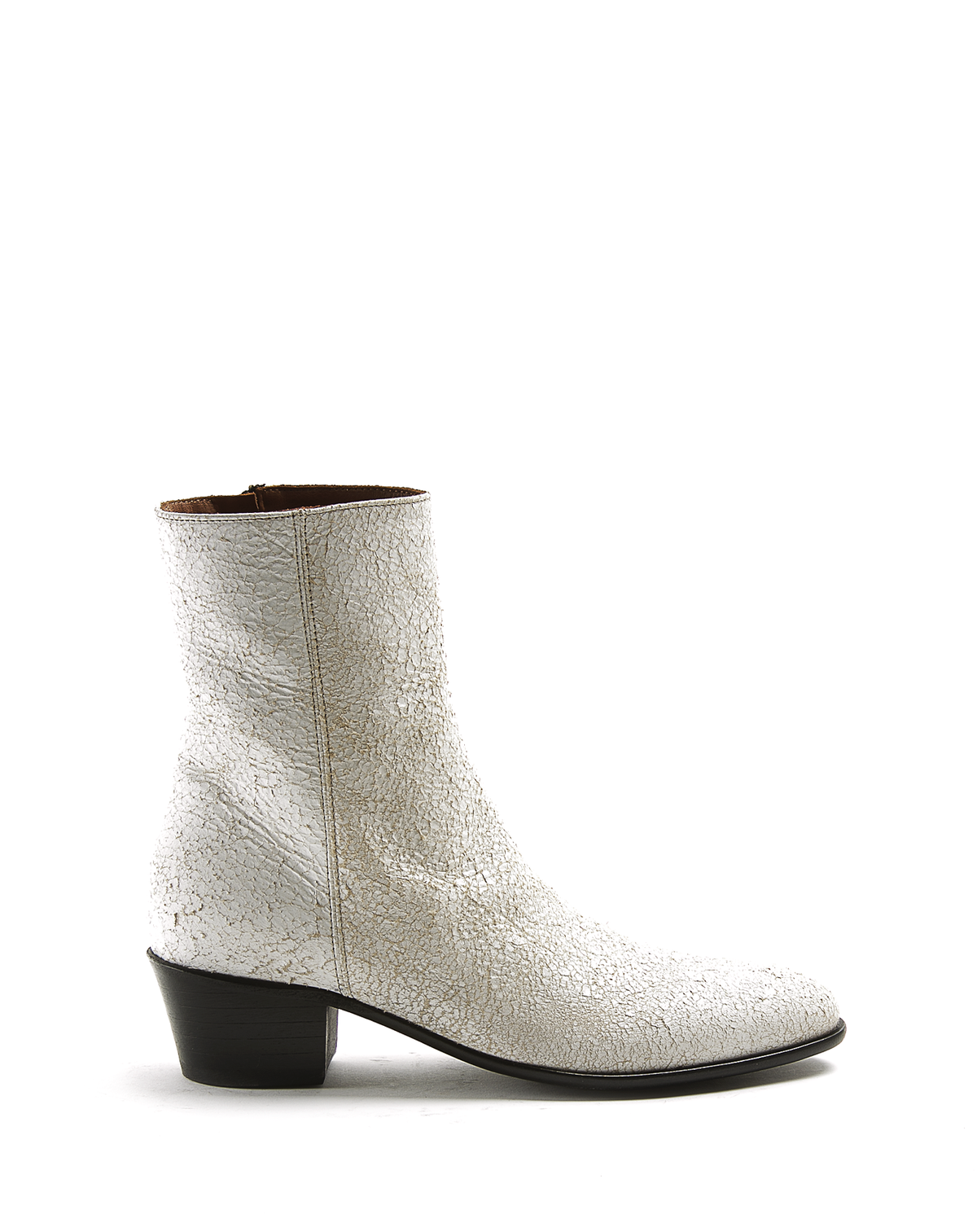 MATT Off-White Leather Boots