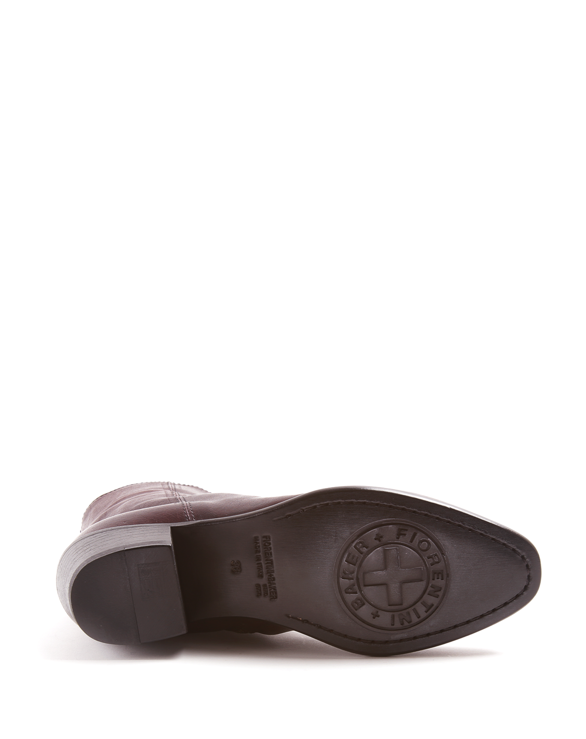 MATT Burgundy Leather Boots