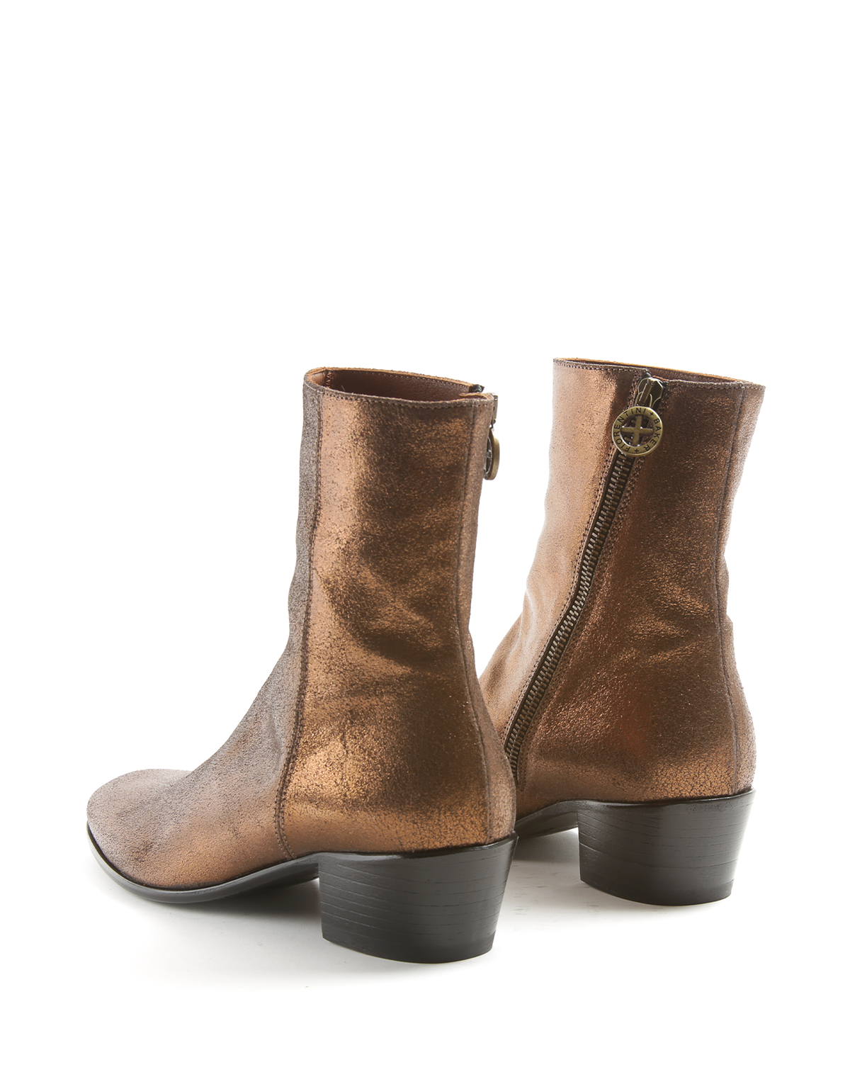 MATT Bronze Leather Boots