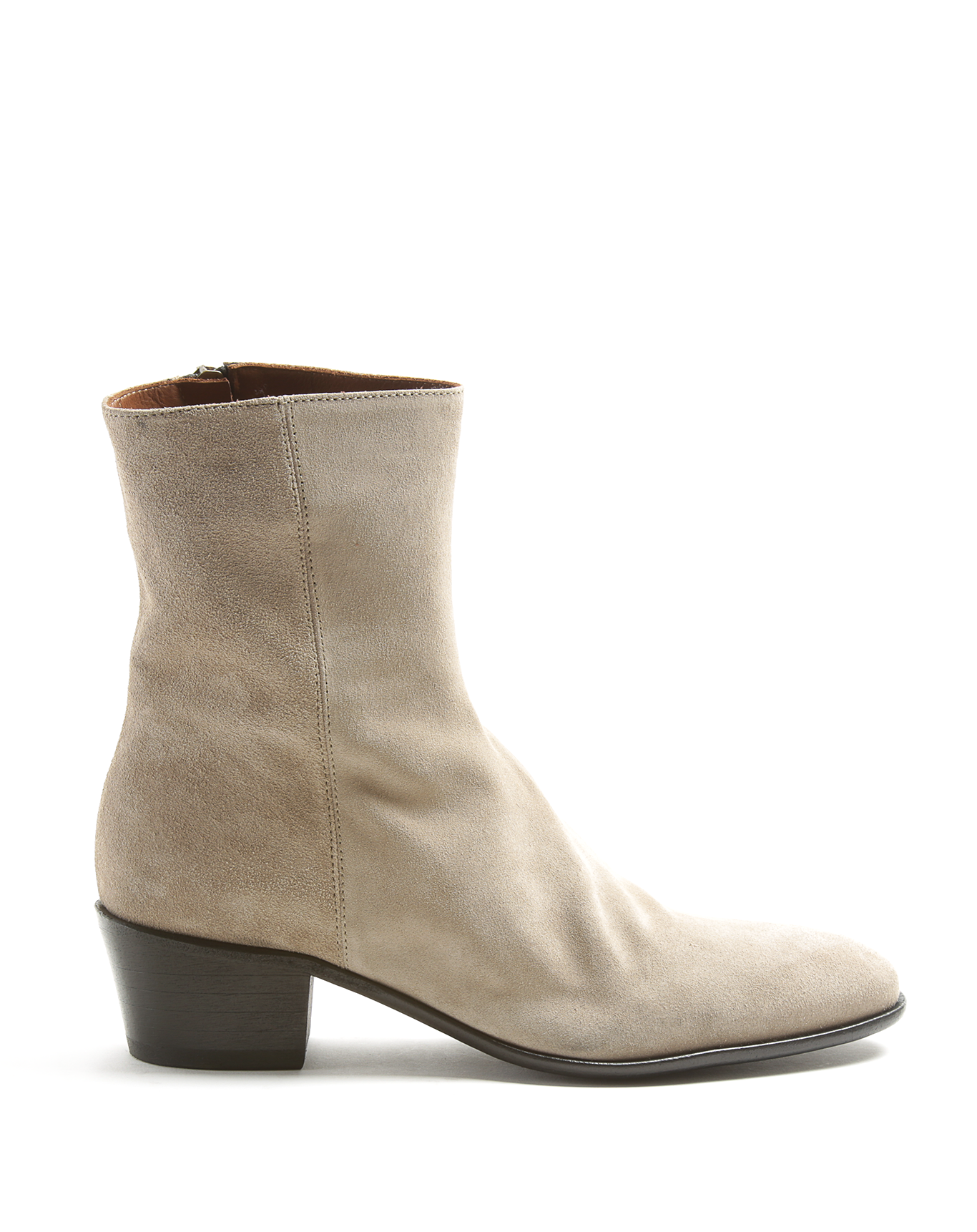 MATT Light Beige Suede Boots