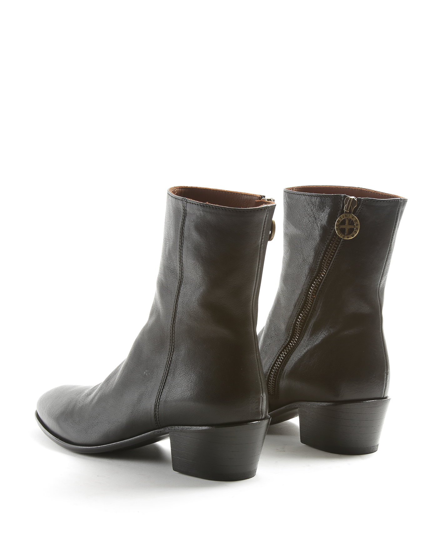 MATT Black Leather Boots