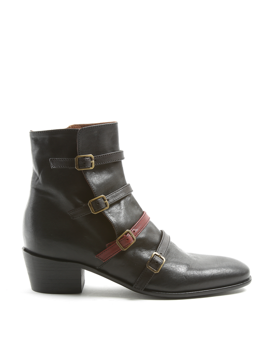 MOOG Black Leather Boots