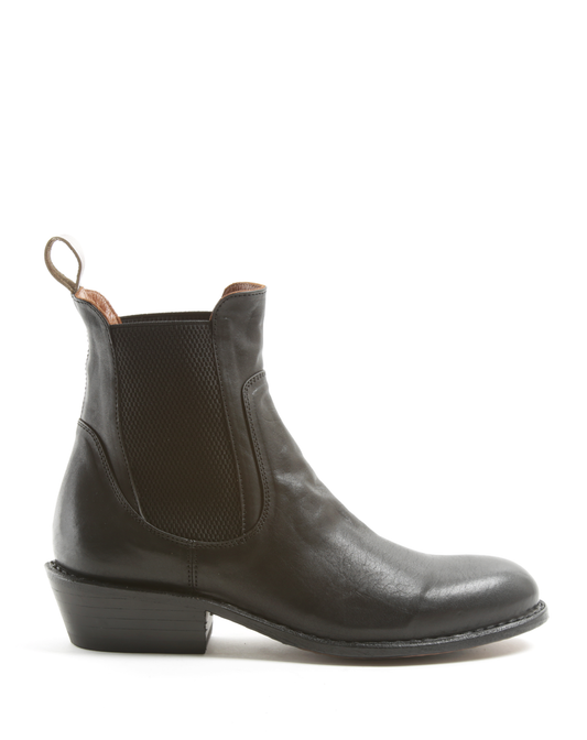 RULE Black Leather Boots