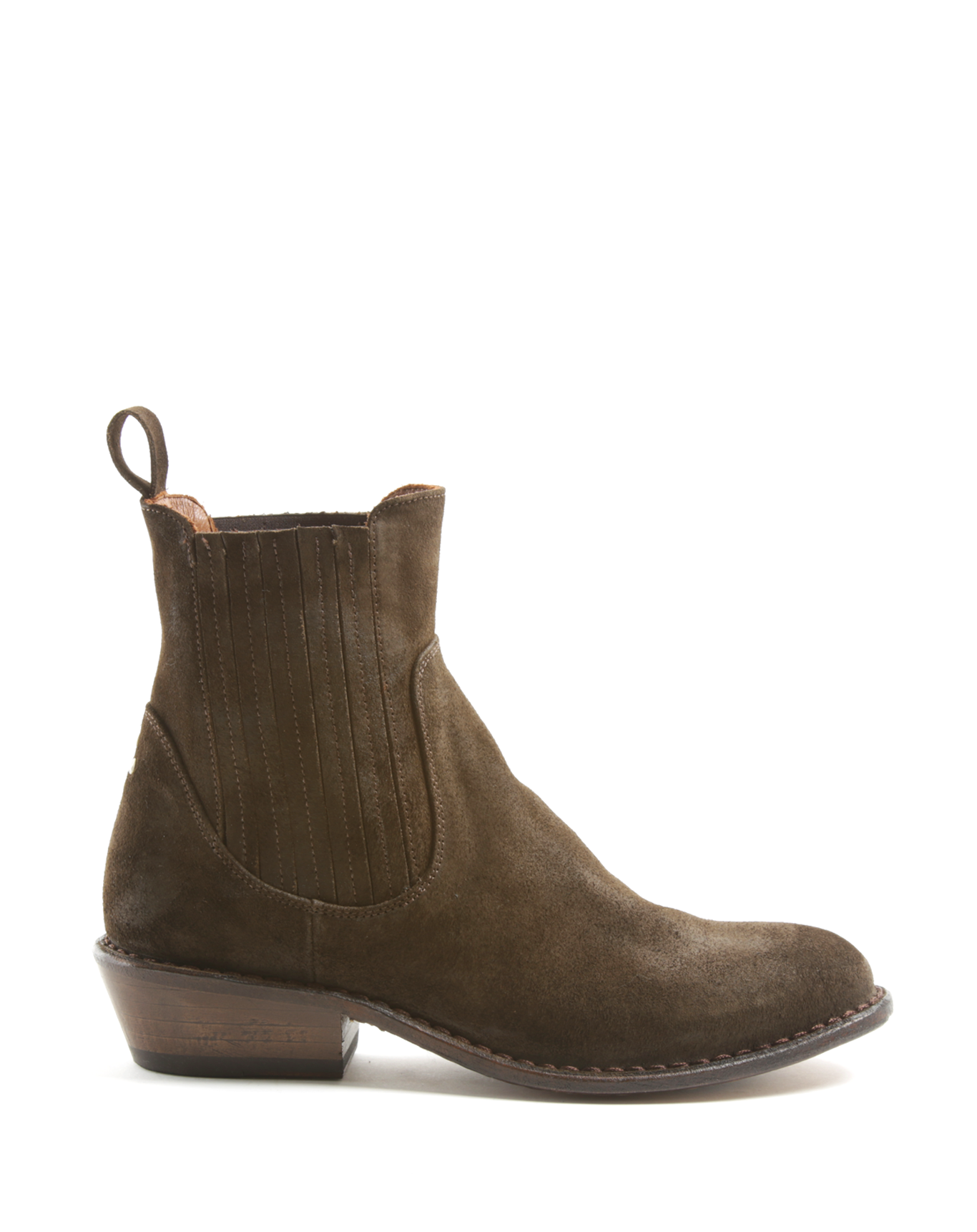 For Ruse ROCKER RUSE Brown Suede Boots – Fiorentini + Baker