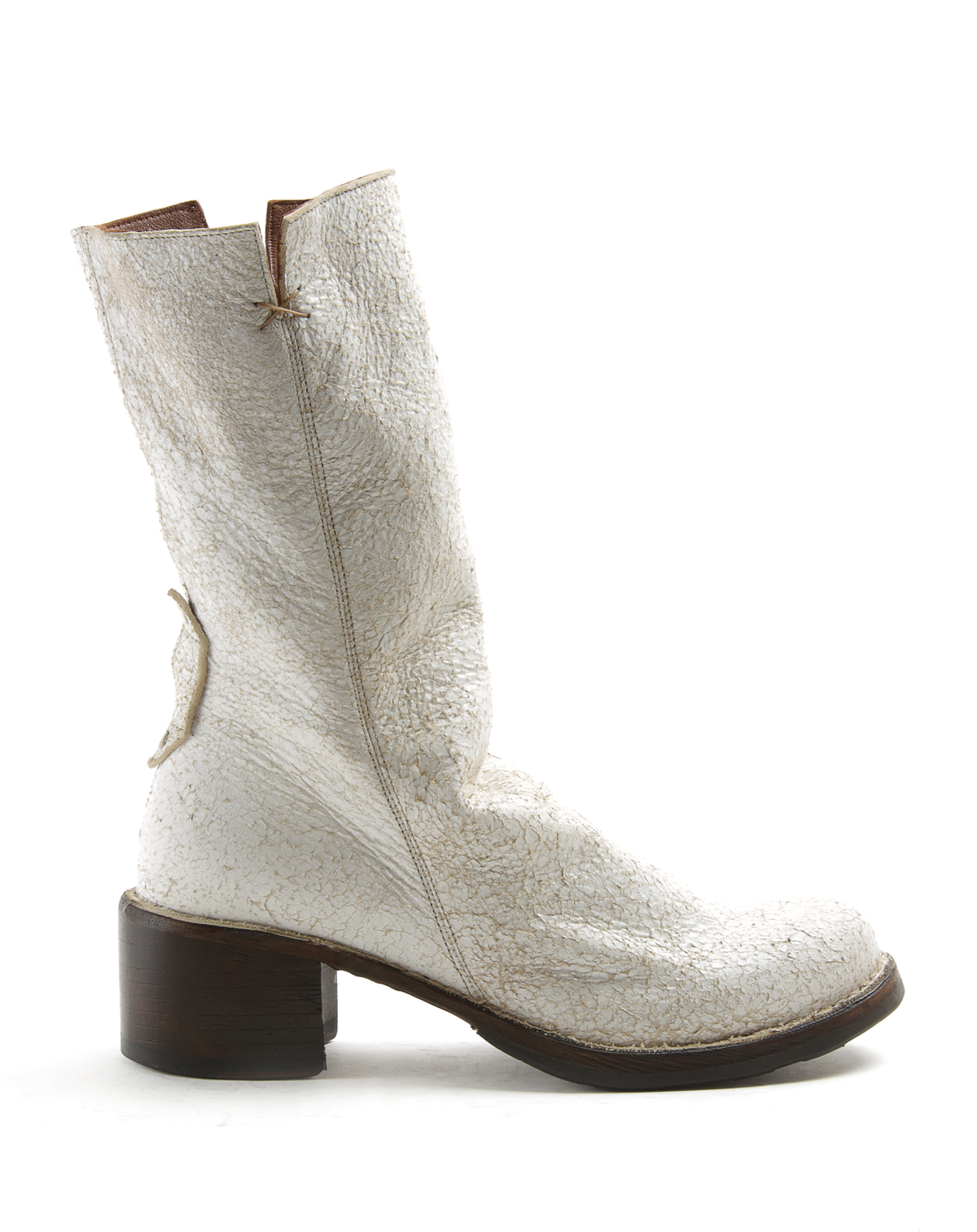 TASH Off-White Leather Boots