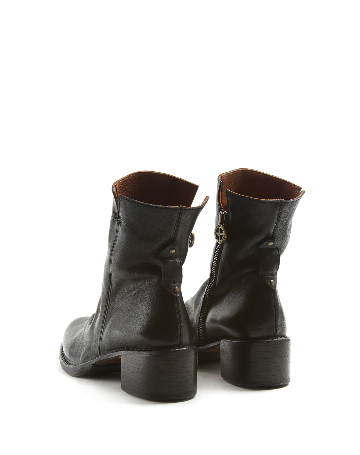 TINA Black Leather Boots
