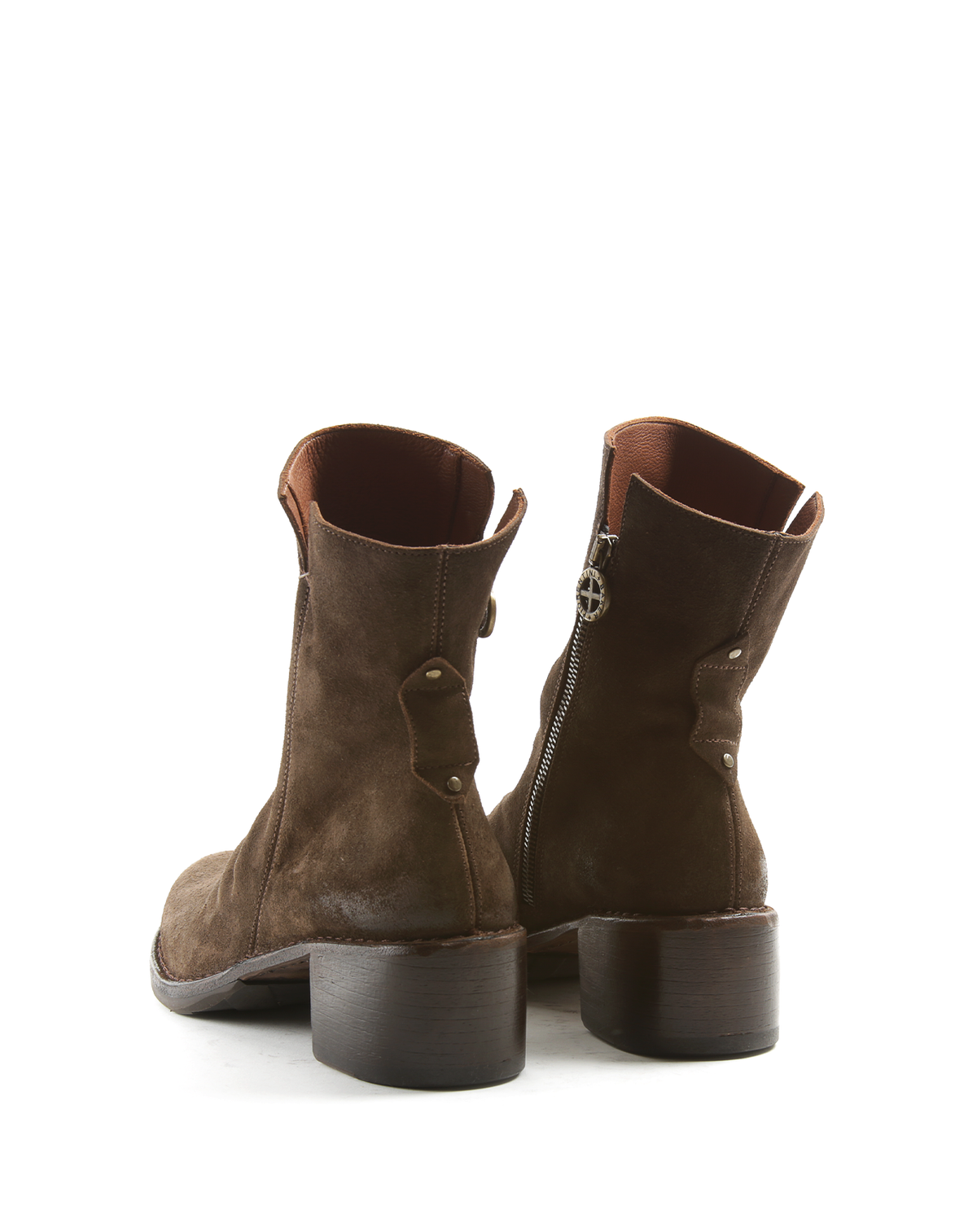 TINA Brown Suede Leather Boots