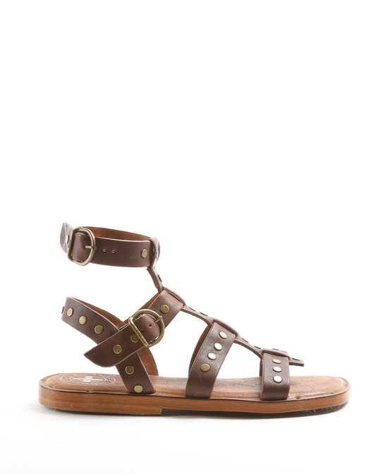 ZEN Ebony Leather Sandals