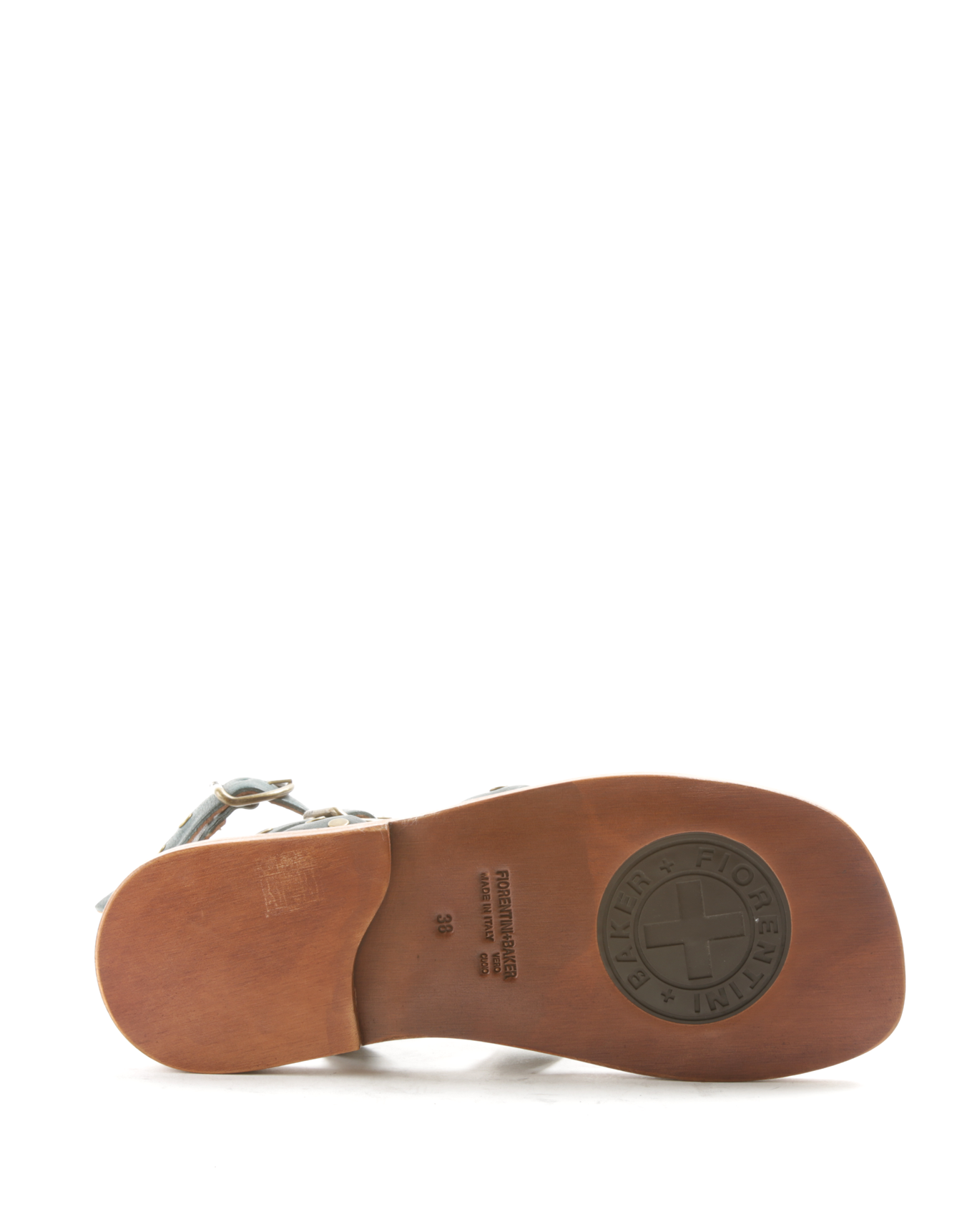 ZEN Dark Teal Leather Sandals