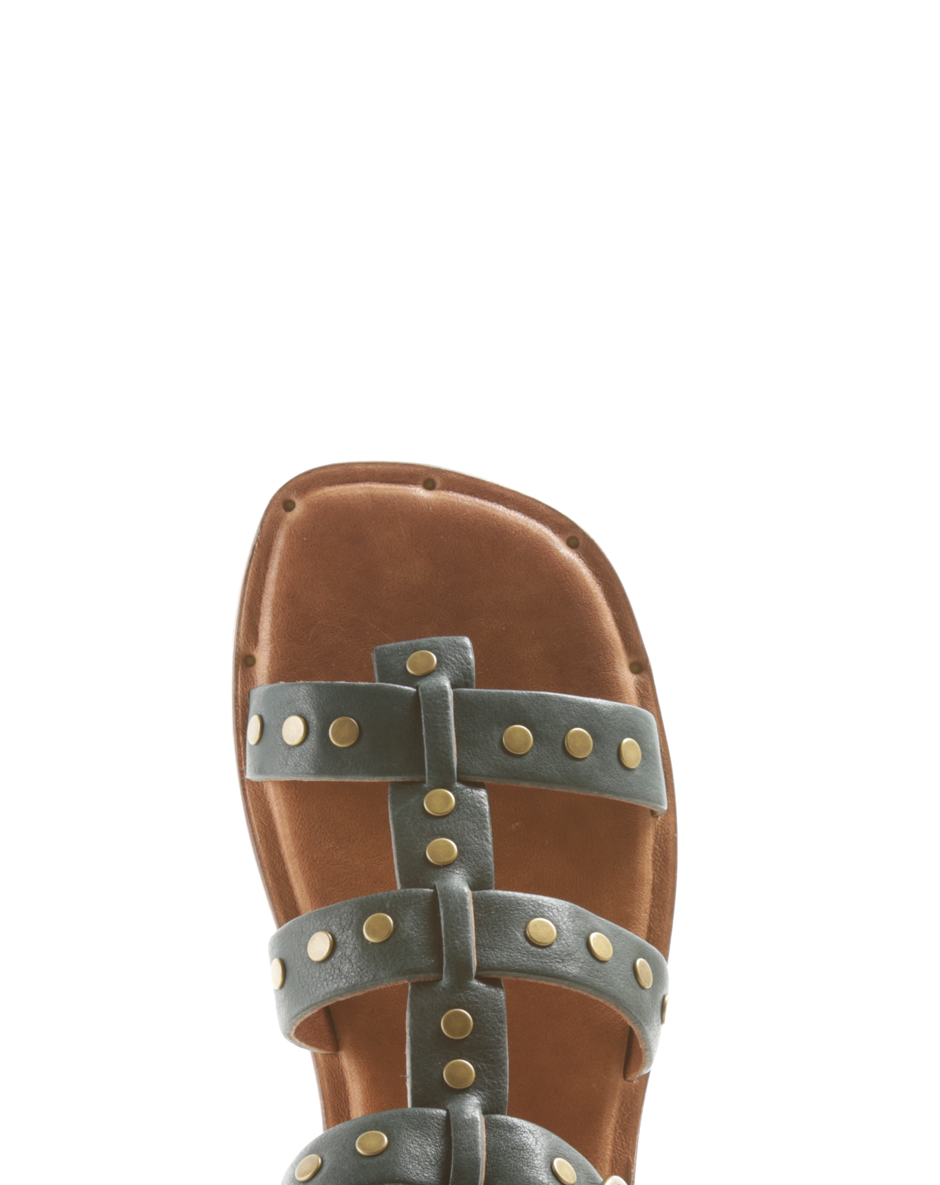 ZEN Dark Teal Leather Sandals