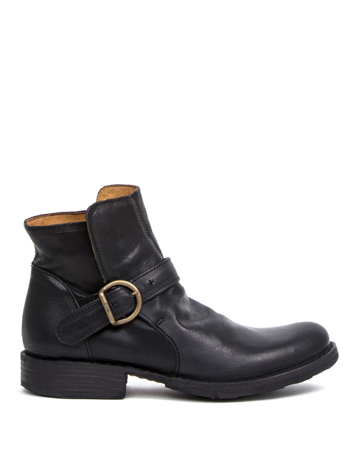 Fiorentini+Baker, ETERNITY 752, Black leather biker ankle boot-Made in Italy- side