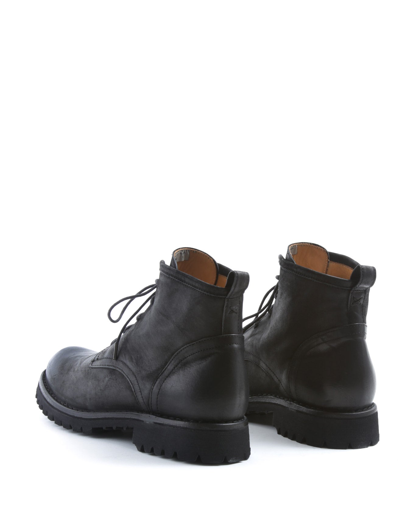 FIORENTINI + BAKER, ETERNITY MASSIVE M-EZRA, Leather lace-up ankle boot with a thick rubber sole. Handcrafted by skilled artisans. Made in Italy. Made to last.