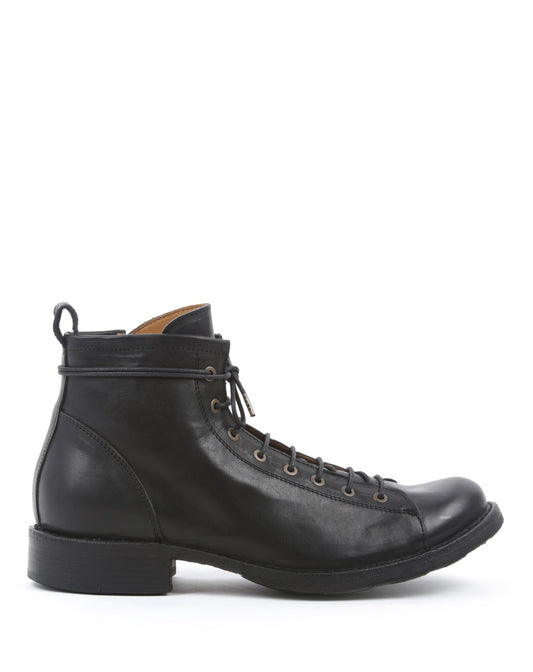 FIORENTINI + BAKER, ETERNITY ERO, Ankle lace-up boot. Classic ‘monkey boot’, a British design handcrafted with natural leather by skilled artisans. Made in Italy. Made to last.