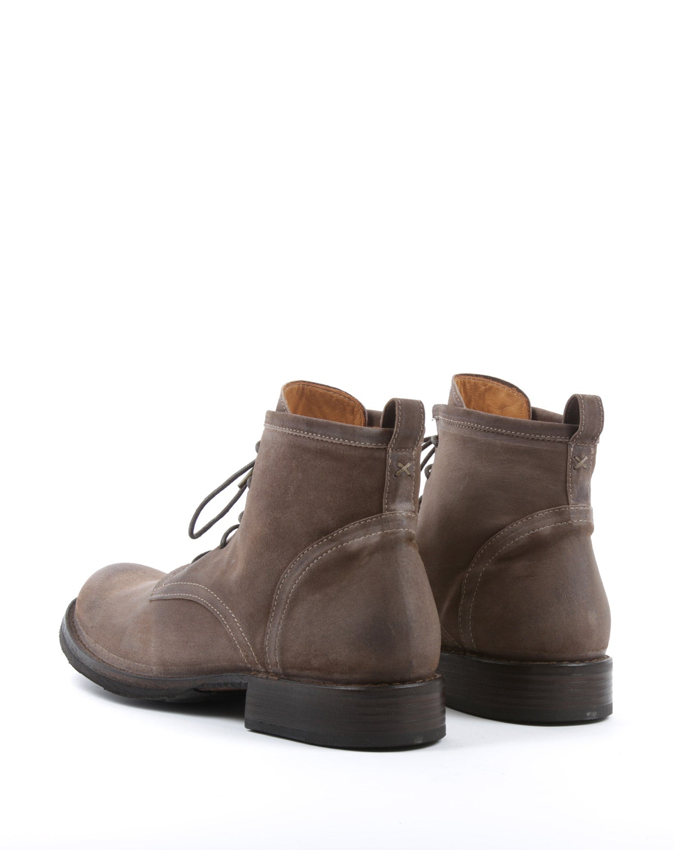 Fiorentini + Baker, ETERNITY EZRA, Lace-up ankle boots in brown suede-Made in Italy-back