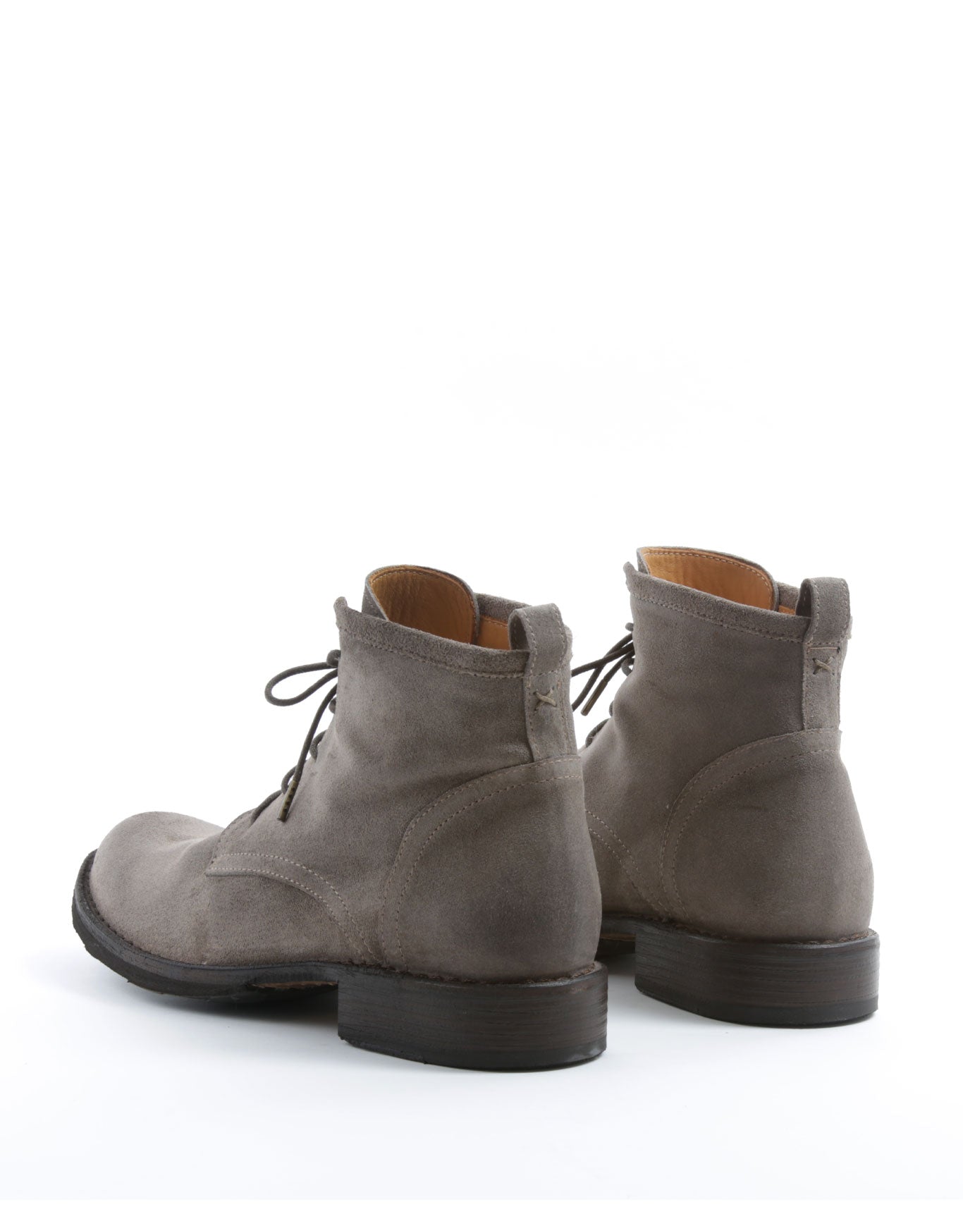 Fiorentini + Baker, ETERNITY EZRA, Lace-up ankle boots in taupe suede-Made in Italy-back