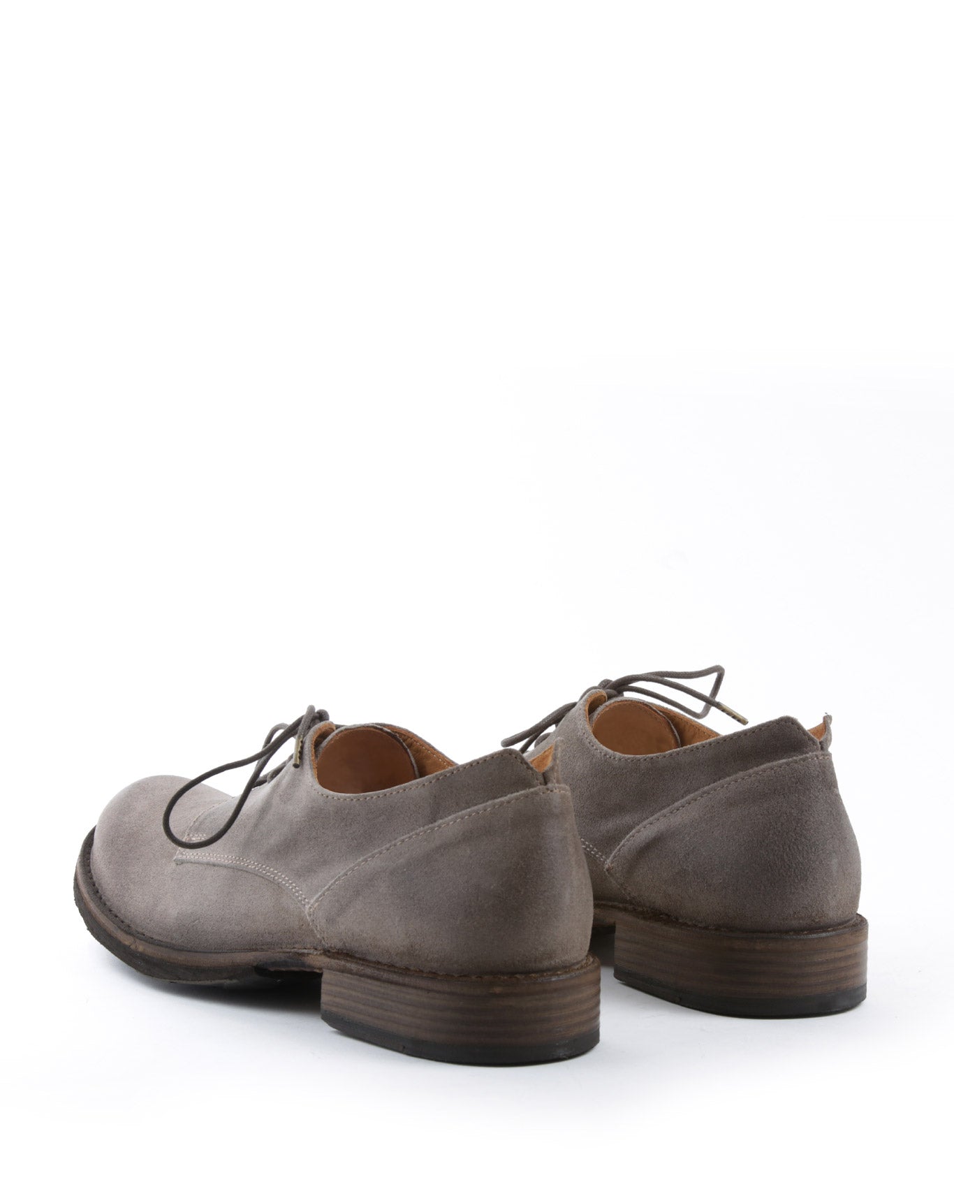 Fiorentini + Baker, ETERNITY 706, Taupe suede leather derby shoe-Made in Italy-back