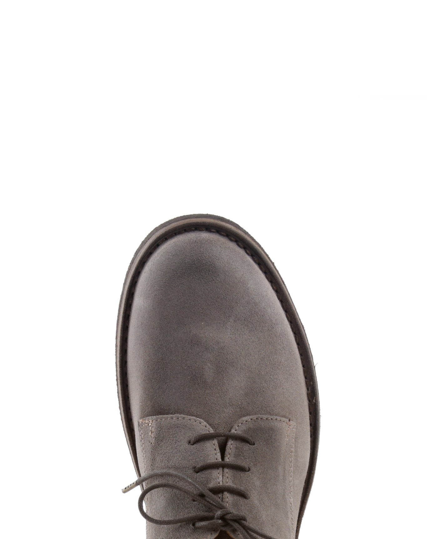 Fiorentini + Baker, ETERNITY 706, Taupe suede leather derby shoe-Made in Italy-toe